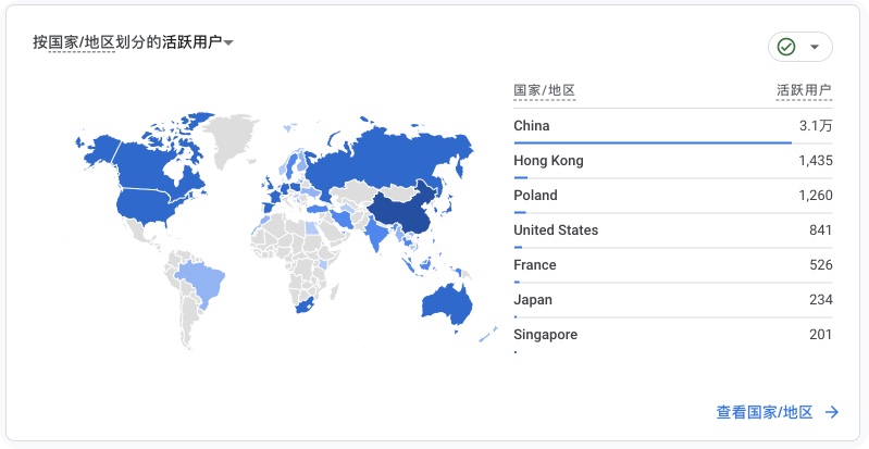 访问者地图